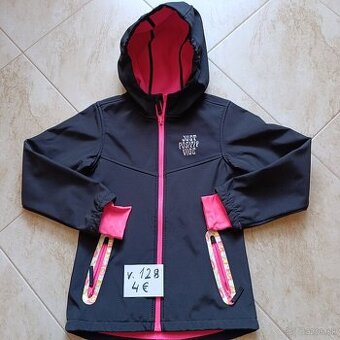Dievcenska softshelova bunda v 128-134