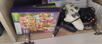 Xbox 360+Kinect+4ovladace +4hry
