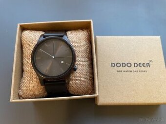 Predám drevené pánske hodinky DODO DEER Classic Ebony