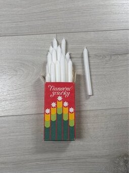 staré vianočné sviečky