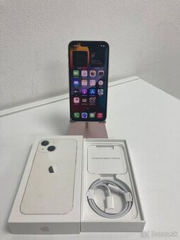 Apple iPhone 13 mini 128GB Starlight - 92% zdravie baterie