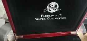 Strieborné mince Sada fabulous 15 silver collection 2014