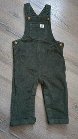 NENOSENÉ Menčestrové nohavice na traky (80cm, 9-12m) - 1