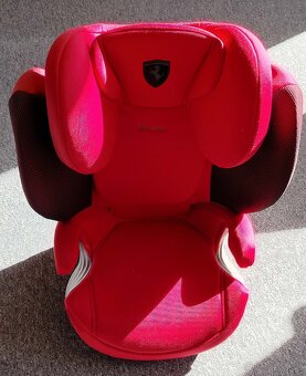 Autosedačka CYBEX Solution S-fix Ferrari racing - Červená
