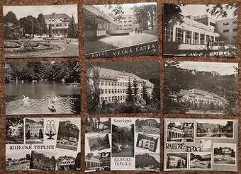 Pohľadnice - RAJECKÉ TEPLICE - VF čiernobiele