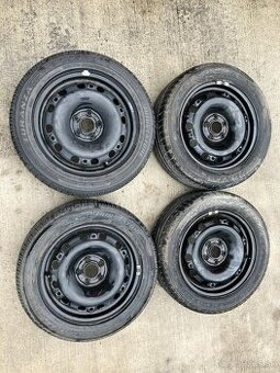 5x100 R15 originál škoda + 195/55 R15