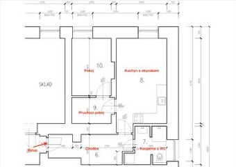 Prodej sklepního bytu 2+kk 40 m² ve Vsetíně
