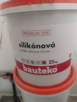 Silikónová fasádna ryhovaná omietka