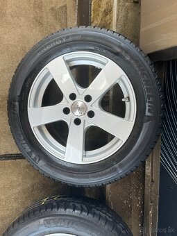 Alu hlinikové disky 5x105 + pneu 205/60 R16 Michelin