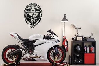 🏍️nástenný dekor v tvare prilby 👌🏻