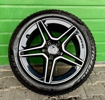 AMG Mercedes disky + zimné pneu R18 dvojrozmer E-klasse
