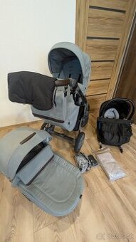 Kočík ROAN Bloom Titanium 3-kombinácia a základňa Isofix