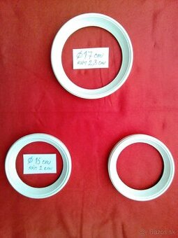 NOVÉ OKRUHLÉ DREVENÉ RÁMY+STRIEBORNÝ RÁMN