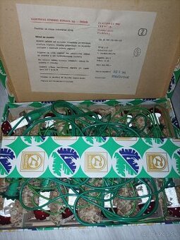 RETRO #Vianočné svetielka - hríbik, r.1988