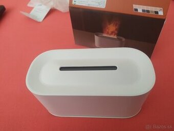 Zvlhčovač vzduchu, plameň, biely