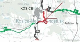 Predaj investičný pozemok 2000 m2 parcela C Košice – Krásna