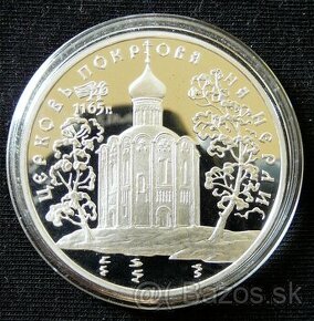 Ruské strieborné zberateľské mince - 3 ruble - 1
