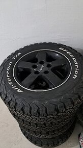 Original Jeep disky 5x127, + pneu