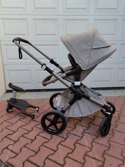 Bugaboo Fox 3 light grey mineral + 2x fusak na jeseň a zimu