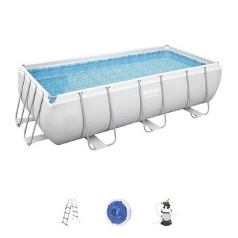 Bazén Bestway Power Steel 404x201x100 piesková filtrácia