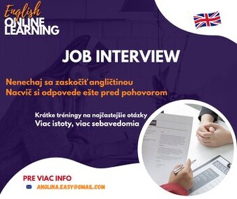 Pohovor v angličtine? Žiadny stres, pripravíme ťa