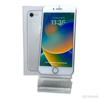 Apple iPhone 8 64 GB Silver - 100% Zdravie batérie