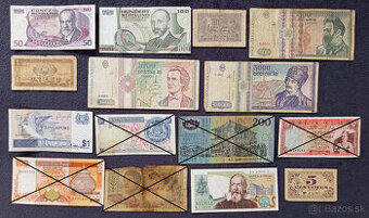 Bankovky z obehu svet 7
