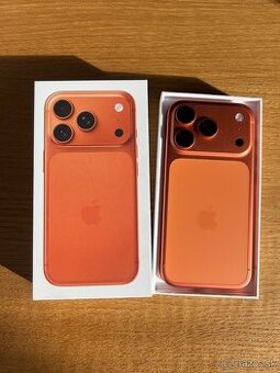 Predám iPhone 17 PRO 256GB, ORANGE, ZARUKA 2R, VOLNY
