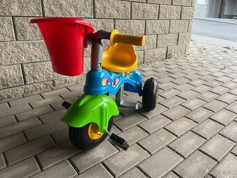 Detská šliapacia trojkolka - odrážadlo