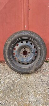 Plechový disk R14 so zimnou pneu 175/65 R14