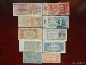 Bankovky 10 Kusov za 25€