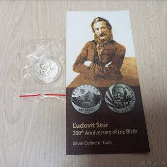 10€ Ľudovít Štúr