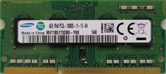 SODIMM 4GB DDR3L 12800s 1600Mhz Samsung