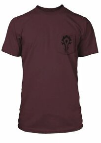 Tričko World of Warcraft Horde Bones Crest Maroon (veľ. M) - 1
