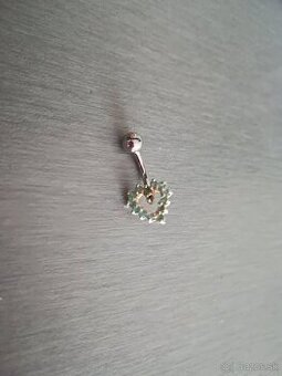 Strieborný piercing