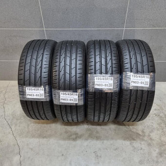 Letné pneumatiky 195/45 R16 HANKOOK DOT4718
