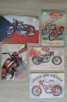 Retro plechové cedule JAWA
