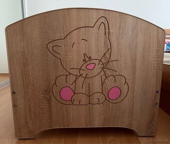 Detska posteľ 140x70 s matracom, detsky matrac