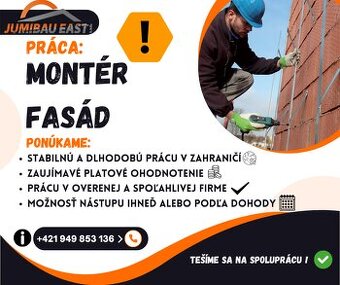 🏗️ Hľadáme pracovníkov na montáž odvetraných fasád – práca