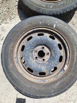 Predám zimné kolesa 5x100, R15 s pneu 195/65 15 2020