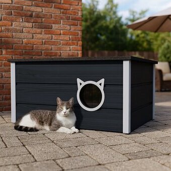 búda pre mačky zateplená