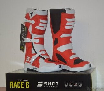 SHOT boty čižmy červené - 1