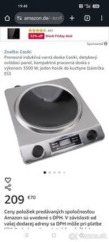 Prenosná Indukčná varná doska COSIKI - 1