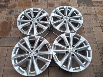 Predám org. hliníkové disky Nissan/Dacia-- R17---5x114,3