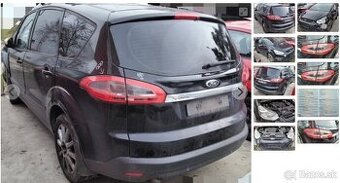 FORD S-MAX 2.0 TDCI 2014 predám MOTOR UFWA, SVETLO, TRYSKY,