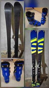 Set Salomon lyze 130cn+ lyziarky 24-24,5cm