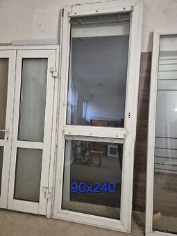 Balkónové plastové dvere 90x240