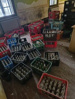 Retro Fľaše a bedničky