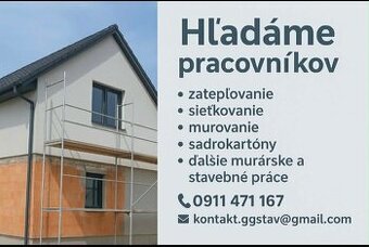 Stavebné práce – hľadáme pracovníka | Humenné a okolie