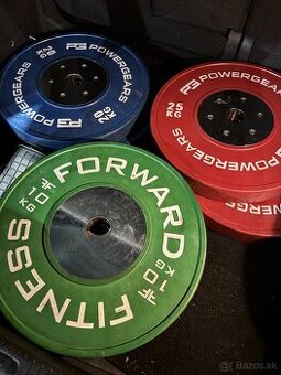 Predám minimálne používané súťažné bumper kotúče